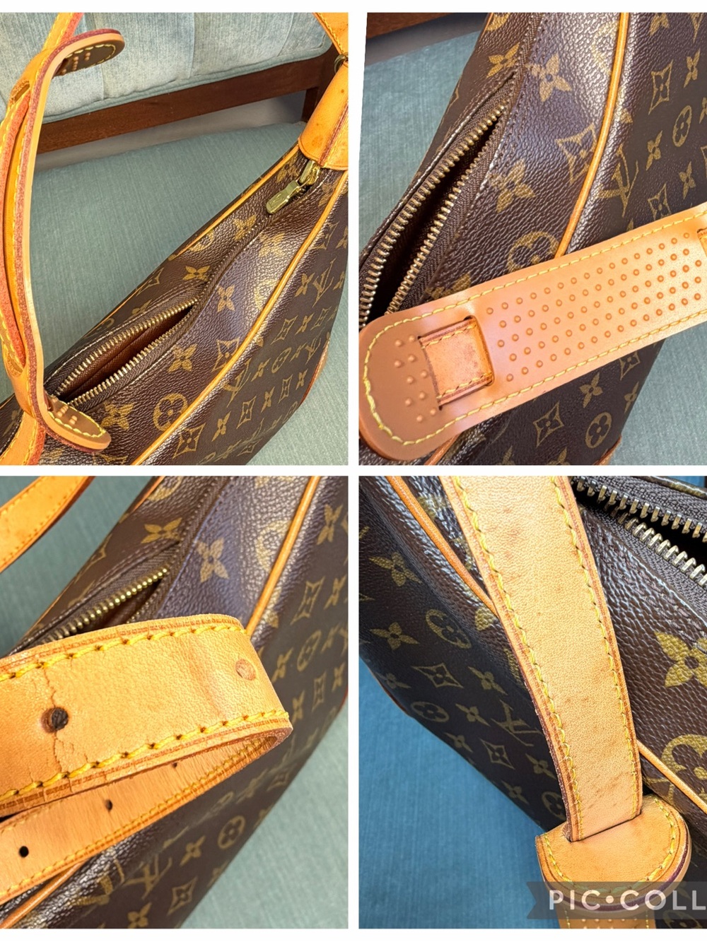 Louis Vuitton Vintage Boulogne Brown Monogram Canvas Shoulder Bag - Classic LV - Picture 10 of 16